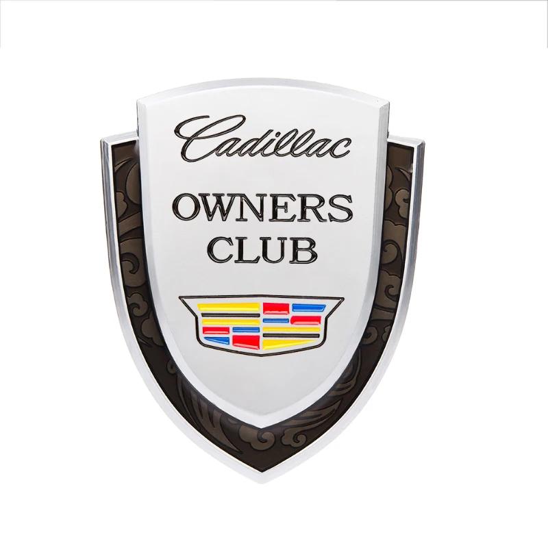 Значок-эмблема щит с логотипом автомобиля для Cadillac Seville XT4 CT4 CT5 ATS SLR STS EXT CTS Escalade Coupe Автомобильные боковые наклейки Аксессуары