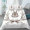Cartoon Cute Dograbbit Duvet Cover 3D Printed Nordic Bedding Set Pillowcase Double Twin Full Queen King Size Quilt Cover