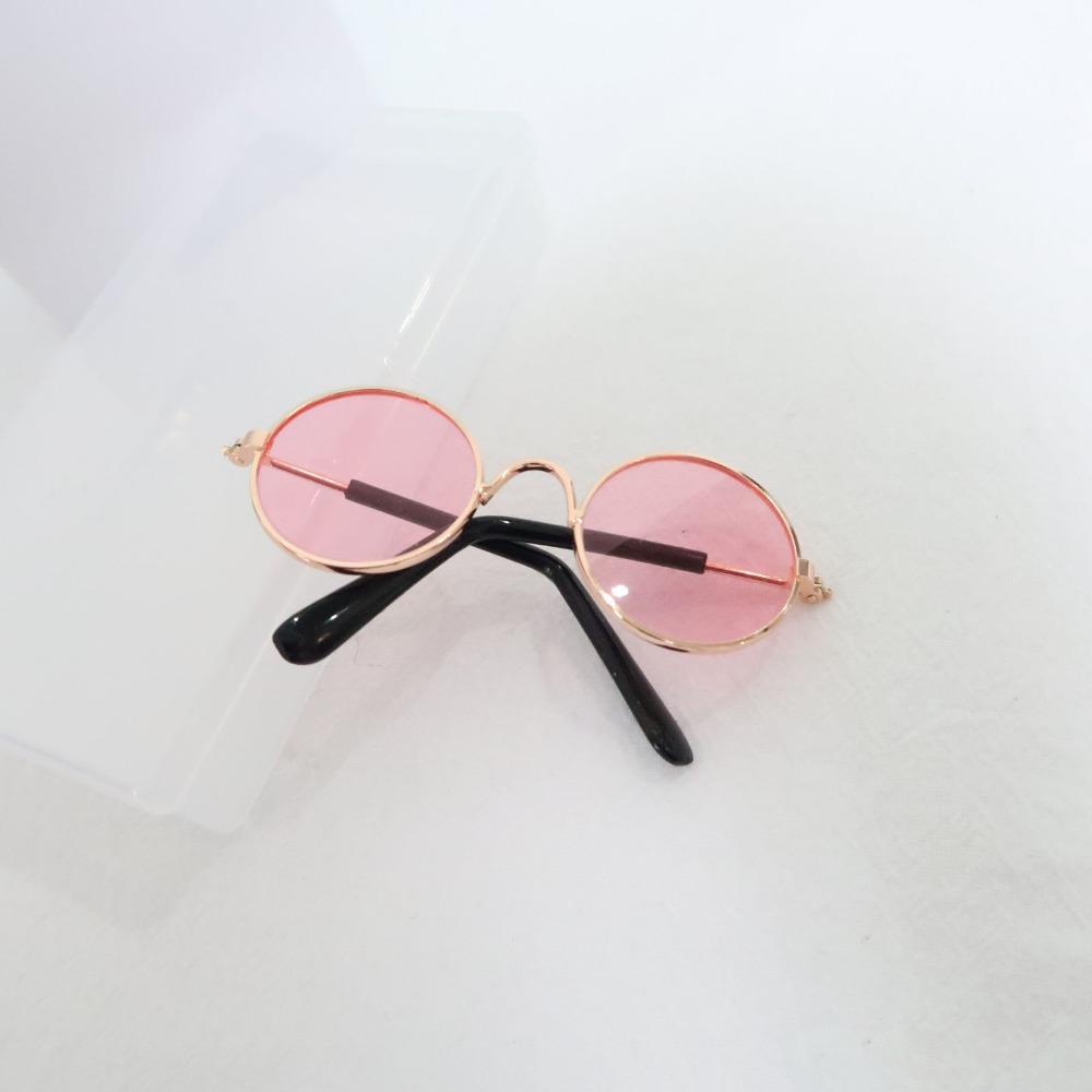 10CM Round Frame Glasses Toys Toy Decorative Glasses Trend Mini Doll Glasses Dolls Accessories