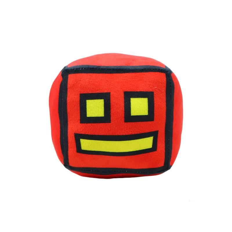 Geometry Game Dash Character Plush Cushion Stuffed Toy Expression Gift Block