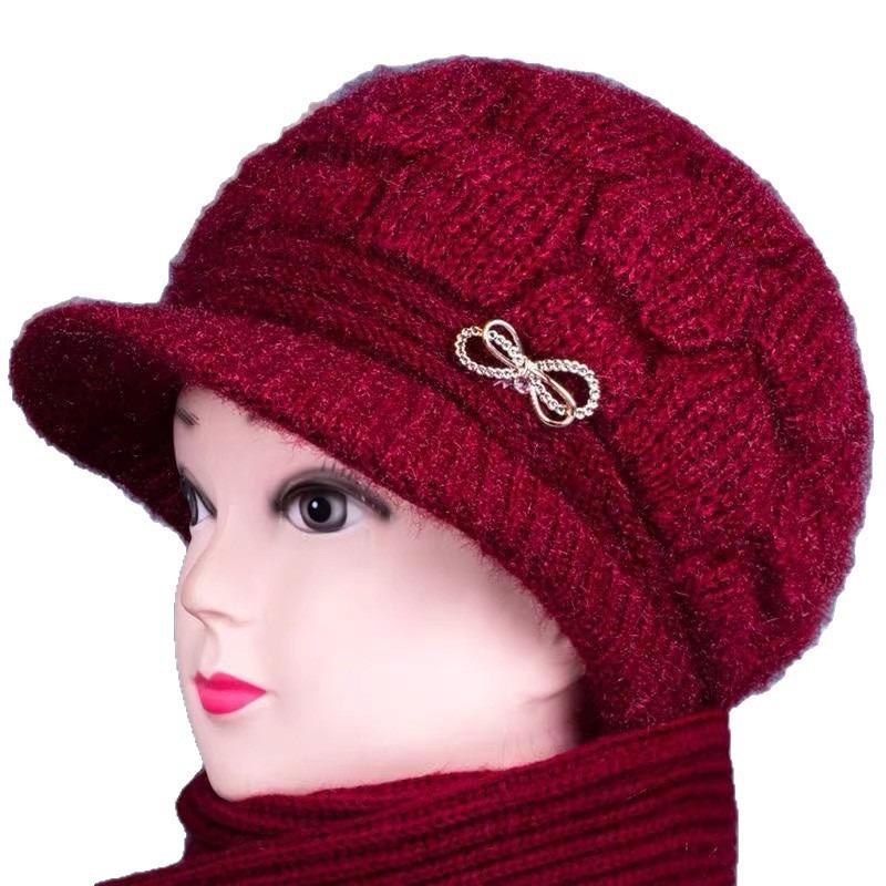 Осенне-зимние вязаные шапки, детские универсальные шапки из старой шерсти, флисовые утолщенные термошапки