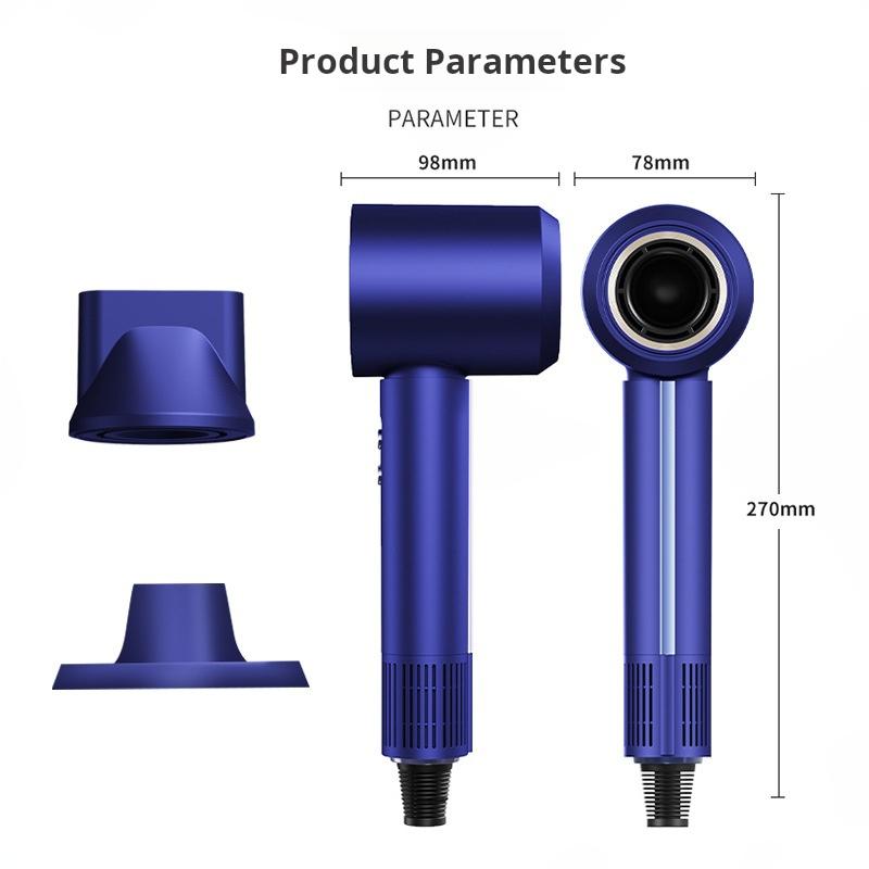 High-speed Hair Dryer Leafless Household Negative Ion Hair Care Hairdresser Dedicated High-power Hot and Cold Hair Dryer