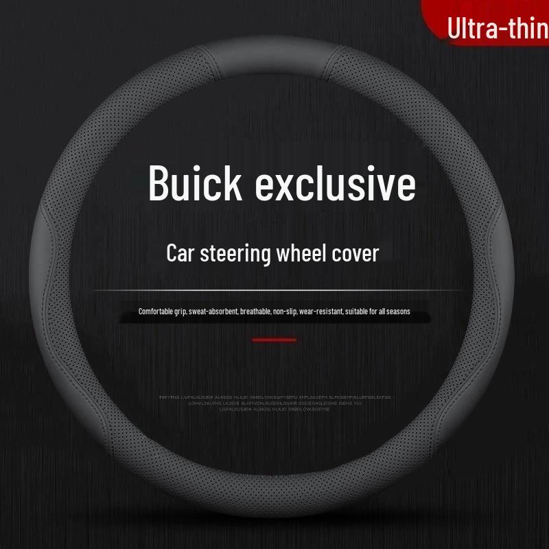 Buick Regal & Verano Nappa Leather Steering Wheel Cover - Four-Season, Anti-Slip Grip