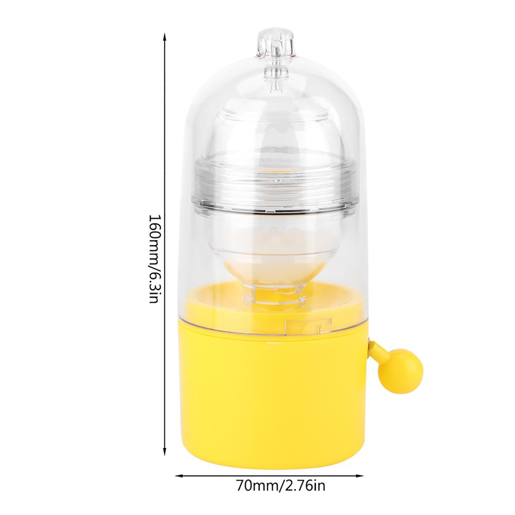 New Hand Egg Yolk Shaker Golden Whisk Egg Spin Mixer Maker Egg Scrambler Kitchen Accessories Egg Spinner Hand Tools for Family