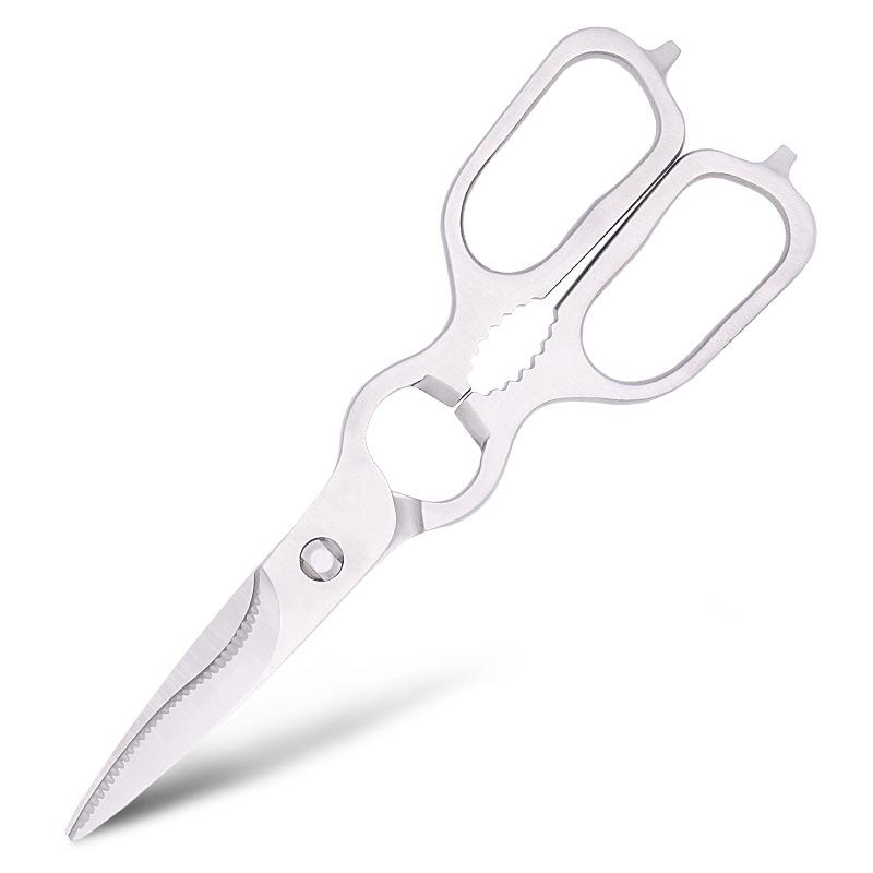 All Stainless Steel Blade Handle Calabash Shape Vegetables Multi Chicken Bone Scissors Kitchen Utility Hand Tool