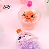 Hand Therapy Ball Stress Relief Milk Tea Toy Slow Rising Bead Filled Shell Cat Paw Reliever Geometry Squeeze Pinch Focus Aid Anti-anxiety Relaxation