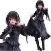 18 см DATE A LIVE Токисаки Куруми Аниме Фигурка Милая Девушка Модель Игрушка ПВХ Черное Платье Наряд Стоящая Модель Украшение Салона Автомобиля