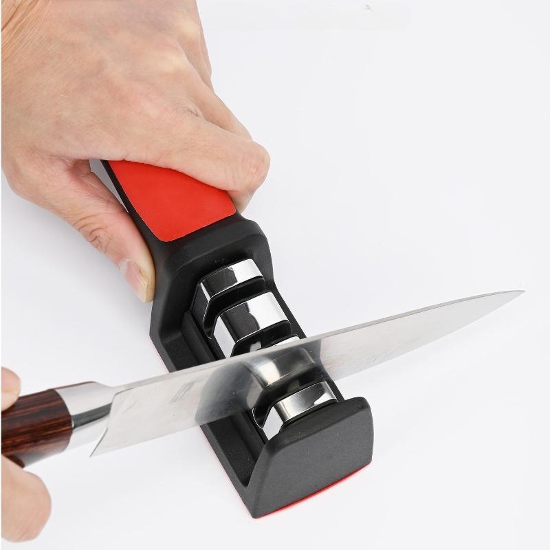 Ручная точилка для ножей Съемный кухонный ручной точильный камень для ножниц Карманный Домашний Портативный Стальной Ножи Точильные Аксессуары