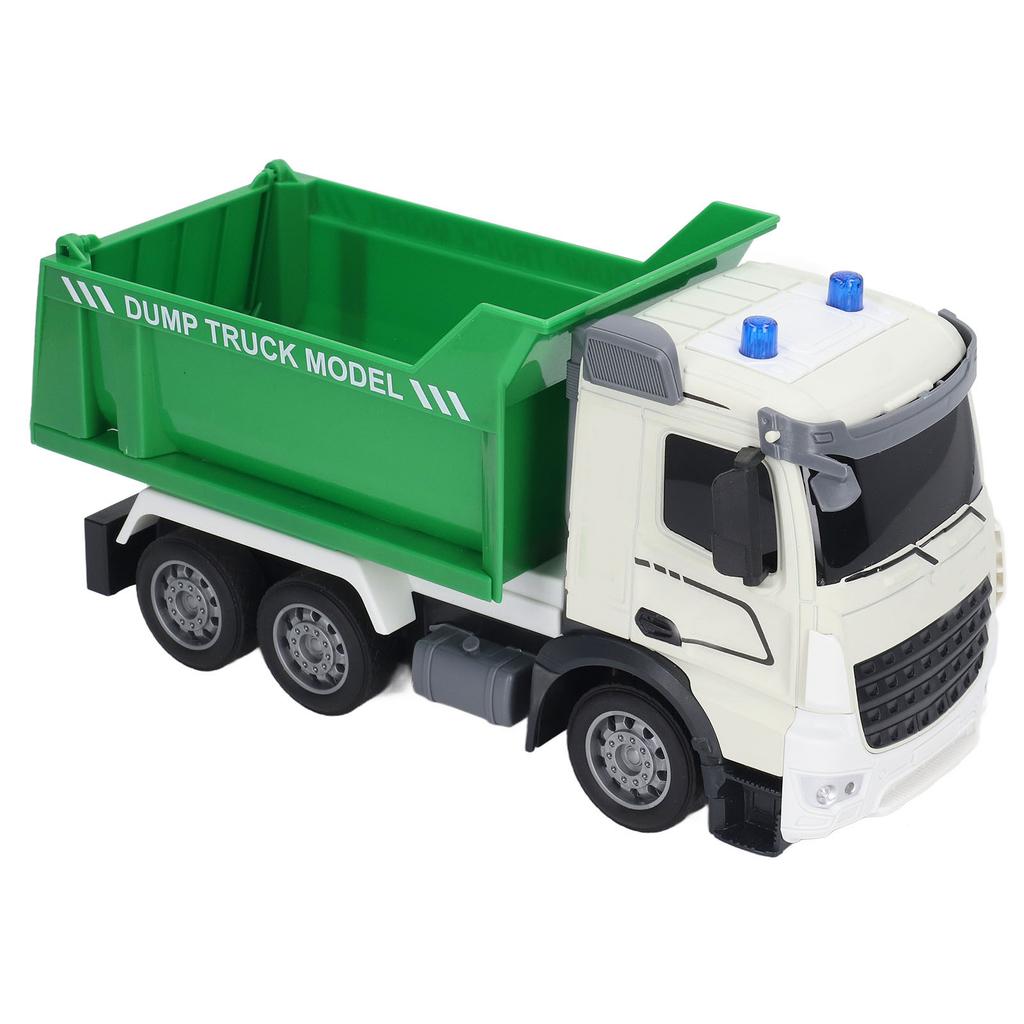 Игрушка мусоровоз со светом и звуком, перезаряжаемая, симуляция, дистанционное управление, санитарный грузовик