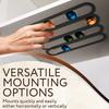 14x11.75 Inches Wall Capsule Holder Durable Plastic Wall Mounted Coffee Holder  For Home Kitchen
