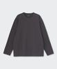 MUSINSA STANDARD Relaxed Oe Crew Neck Long Sleeve T-Shirt [Gunmetal]