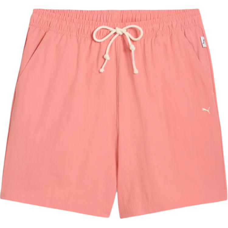 Puma Свободные Модные Мягкие Универсальные Повседневные Шорты Мужские Шорты Фуксия 624008-48