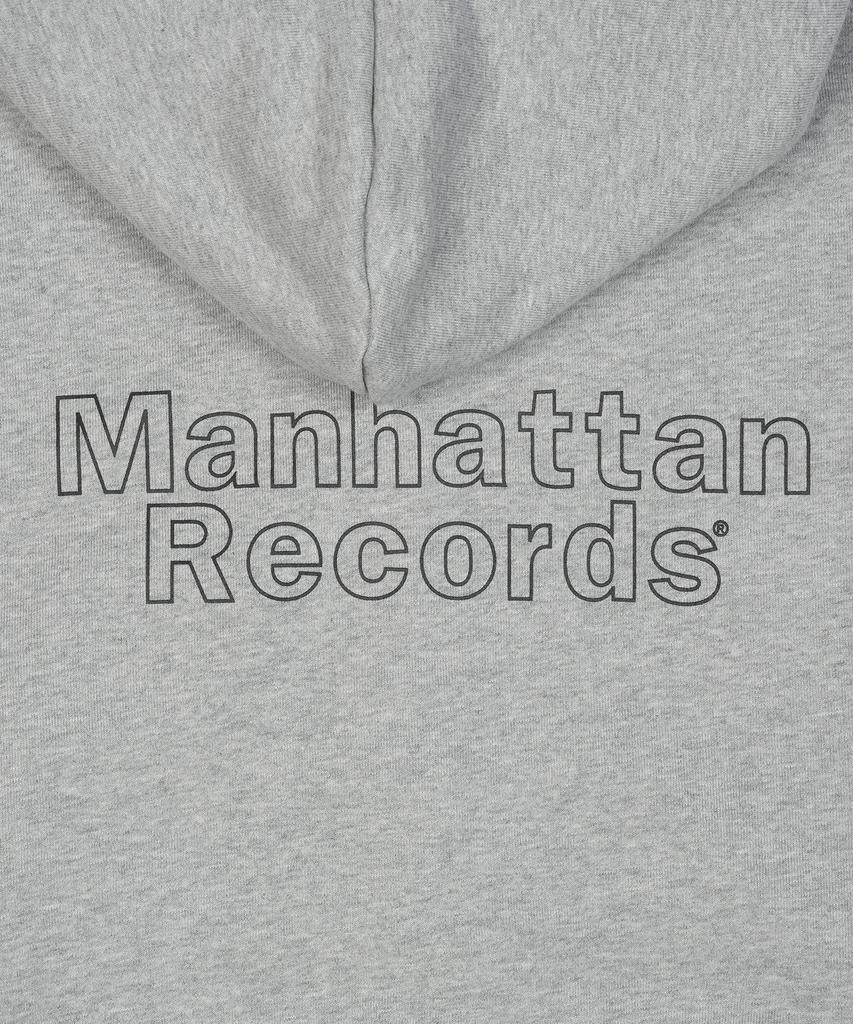 Толстовка с молнией и логотипом Mr Line от Manhattan Records - Серая