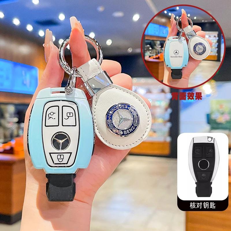 Car Smart Key Cover Case Shell Accessories For Mercedes W212 W204 for Benz A B C E GL S GLA GLK CLS Class AMG W205 W463 W176 i1