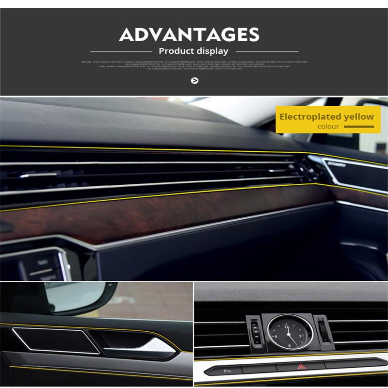 3M Мягкий клей хромировал полосу отделки двери автомобиля на устойчивых к трению универсальных автомобильных аксессуарах для интерьера