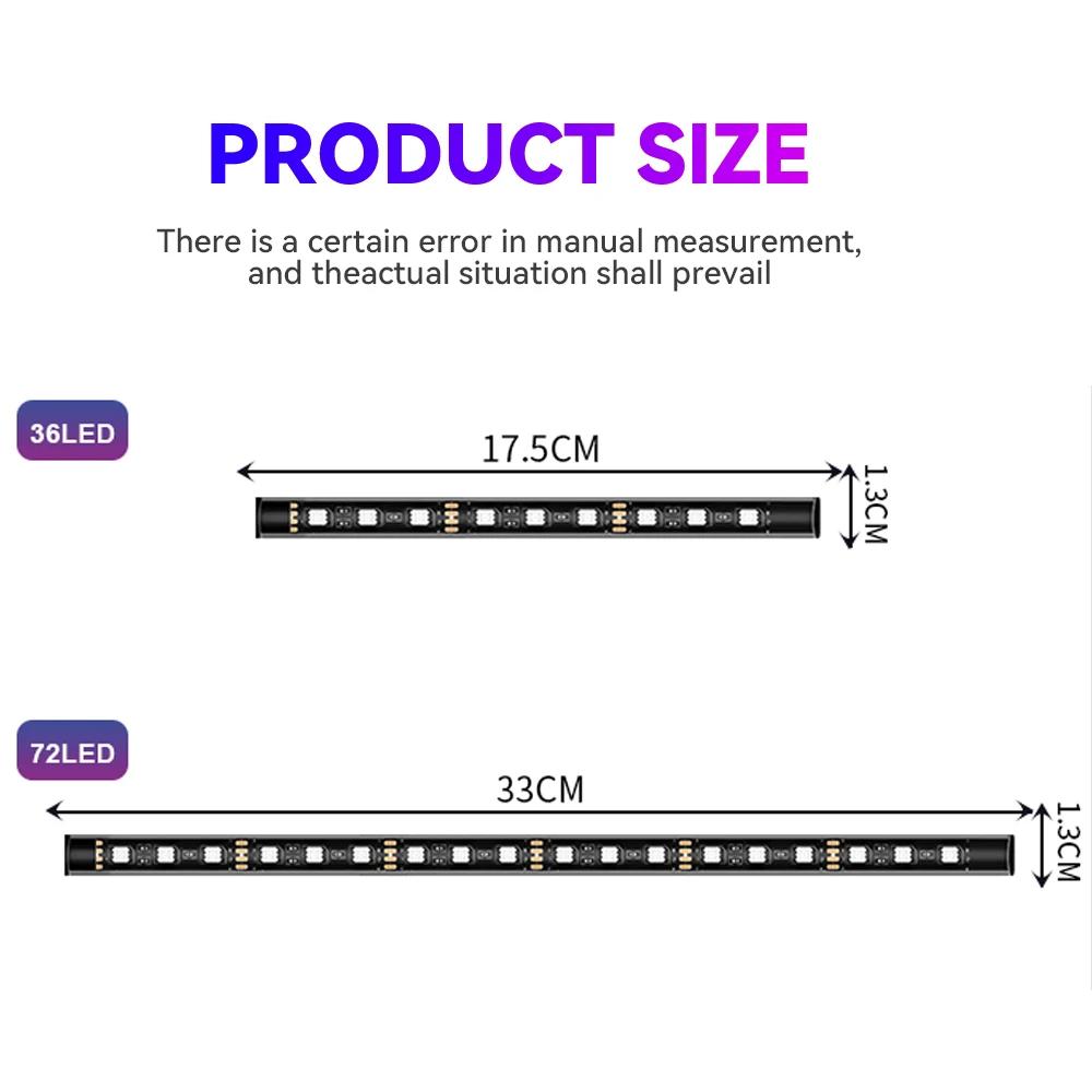 RGB LED Atmosphere Ambient Light Kit Remote APP Control Flexible Waterproof Neon Strip For Car Motorcycle Decorative Lamp 12V