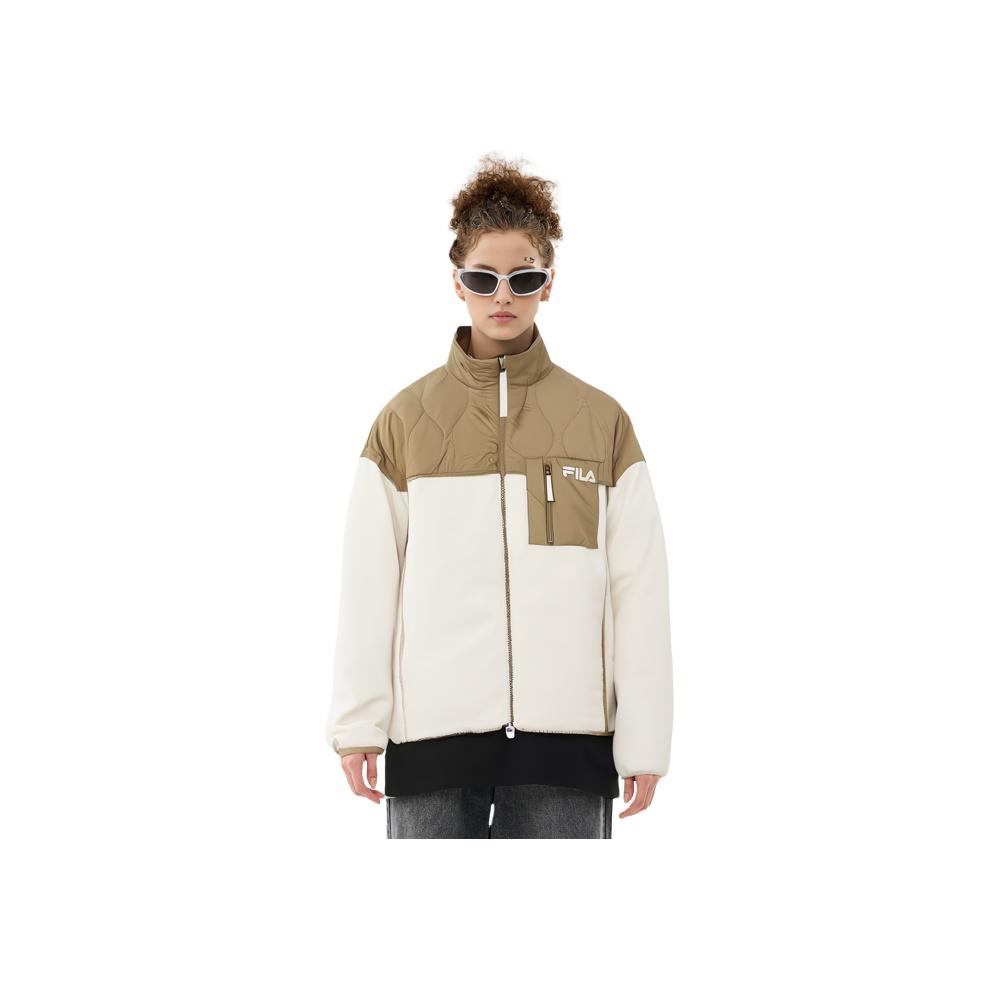 New FILA Down Jacket Women's Buckwheat Khaki F11W349912F-LK