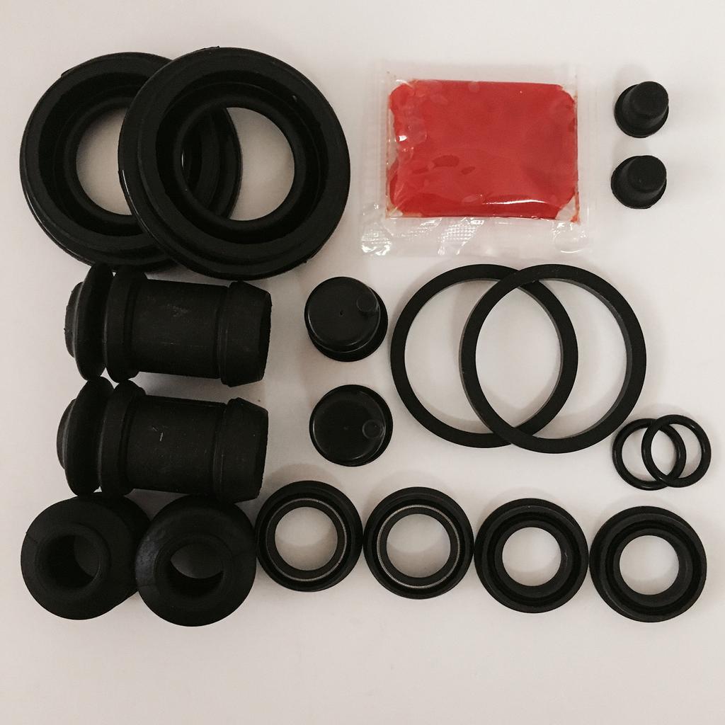 Rear Disc Brake Caliper Seal Kit for Mazda Roadster for Standard Suspension Perfect for Brake Overhauls (NA6CE/NA8C/NB6C/NB8C, Vehicles) - (TP-86N)