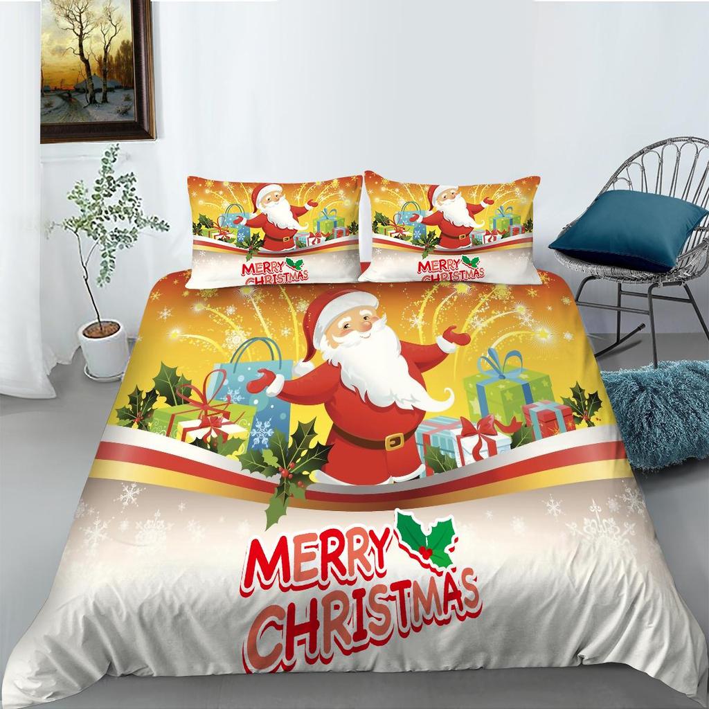 Комплект пододеяльников, домашнее постельное белье, уникальный дизайн, рождественский домашний текстиль, комплект одеял высокого качества