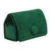Mini Jewelry Box Elegant Luxury Soft Velvet Portable Solid Color Snap Button Travel Ear Studs Earrings Finger Ring Organizer Bag Holder Container Case