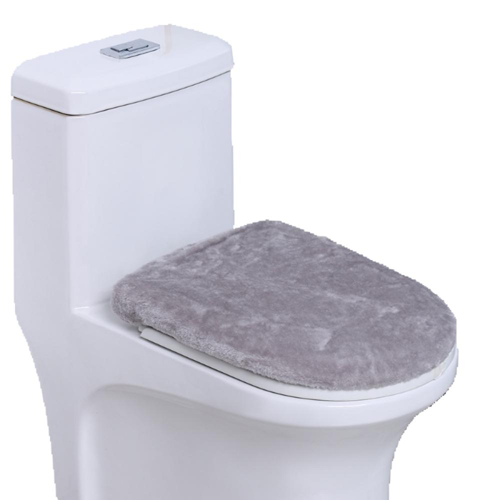 Warm Toilet Seat Cover Thickened WC Cover Easy Install Toilet Lid Cover  Bathroom Decorative