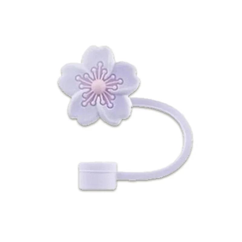 1 шт. Колпачок для соломинки для бутылки для воды Милые колпачки для соломинок в виде цветка бегонии 10 мм Колпачок для соломинки для тамблеров 40-20 унций Аксессуары