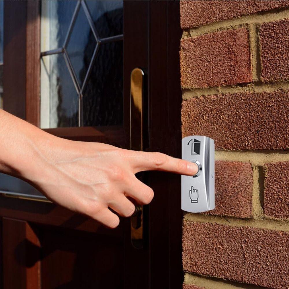 Waterproof Push to Exit Button DC 12V Door Opening Switch Professional Access Control Button Gate