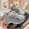 Кроссовки на толстой подошве женские Кроссовки женские Тенденции 2024 Лето Осень Толстая подошва Папины Туфли Женские Модные Кроссовки на платформе Дамы