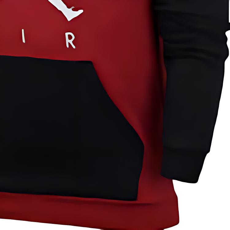 Мужская толстовка с капюшоном Air Jordan с цветными блоками и логотипом, красная CK1349-687
