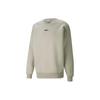 Logo Embroidered Pullover Crew Neck Sweatshirt Men Tops Cactus 534365-41