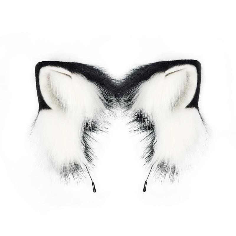 Ручная работа ободок с ушками зверя кошачьи ушки лоли косплей ушки лисы головной убор милый кс кошачьи ушки ободок