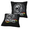 Rastafarian Amaiquina Reggae Rasta Lion Street Skullies 2 Pcs Square Pillowcase Pillow Cover Cushion Throw Pillow For Home Car