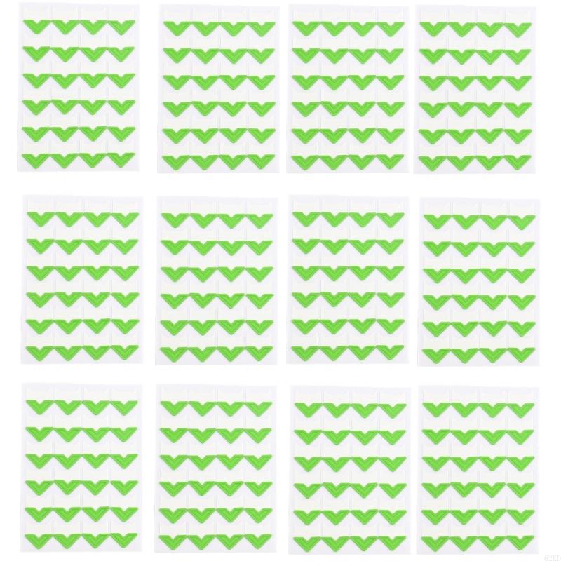 62KD Pack of 12 Adhesive Photo Corner Sticker for Scrapbooking and Album