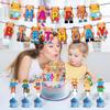 Theme Birthday Party Decoration Birthday Flag Balloons Cake