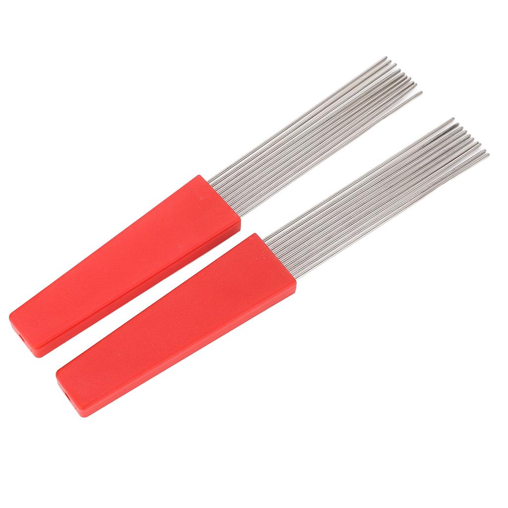 2шт Guiro скребок щетка эргономичный дизайн пластик и нержавеющая сталь латинский перкуссионный гребень стиль