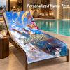 One Piece Custom Name Beach Towel Large Soft Towel for Indoor Bathroom Outdoor Beach