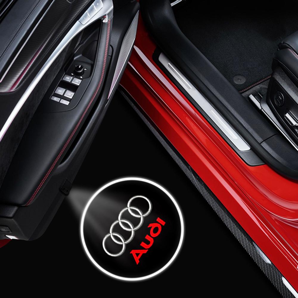 Для Audi C7 ABS Светодиодная лампа-проектор HD с логотипом на дверь автомобиля Audi Для Audi A3 A4 B8 8P A6 C7 A5 Q5 B7 B6 B9 SLINE QUTTRO RS Q3 Q7 S3 S4 S5