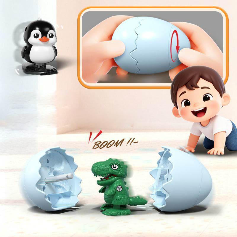 Забавная заводная игрушка-яйцо Прыгающее яйцо Модель Утенок Капибара Игрушка в форме милого животного Развлечение для вечеринки Подарок на день рождения ребенка