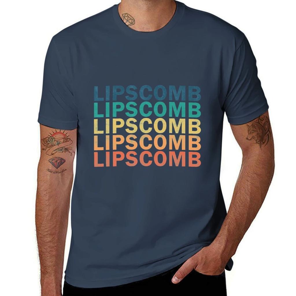 Футболка с именем Lipscomb Винтажная ретро футболка с именем Lipscomb Подарочный предмет Футболка Удобная для повседневной носки Футболка