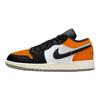 Jordan Air Jordan 1 Маленькая пряжка Потрескавшаяся кожа Устойчивая к истиранию Низкие винтажные баскетбольные кроссовки Унисекс 553558-092(Команда1119-)