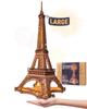 Rolife 3D Puzzle for Glowing Eiffel For LED 4 Interior Handmade Electronic Craft Assembly Birthday Gift Adults, Tower, 53cm, 164pcs, Beginners,