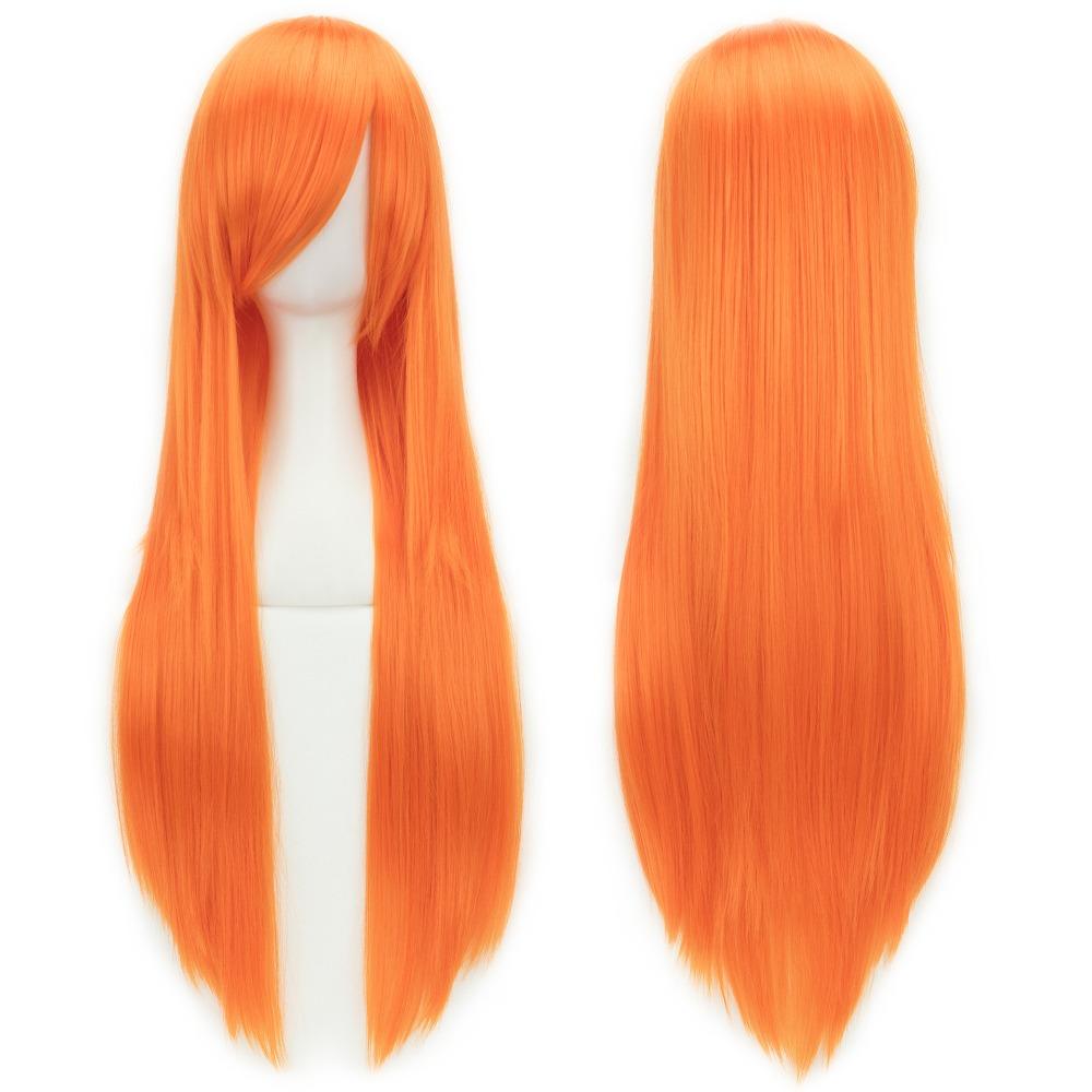 Heat Resistance Long Synthetic Hair Layered Anime Straight Hairpiece Costume