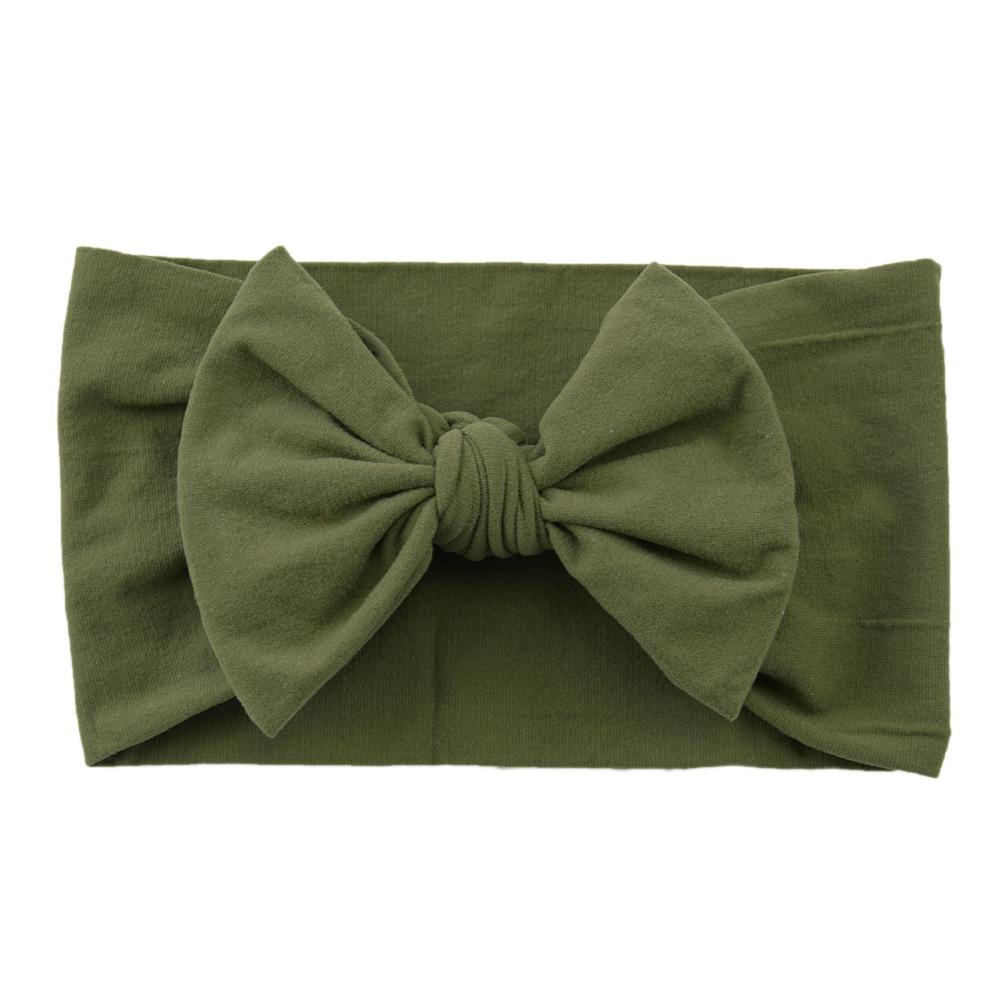 Детские аксессуары для волос, нейлоновый бант, детская повязка на голову, супер мягкая широкая повязка на голову, детские чулки, повязка на голову