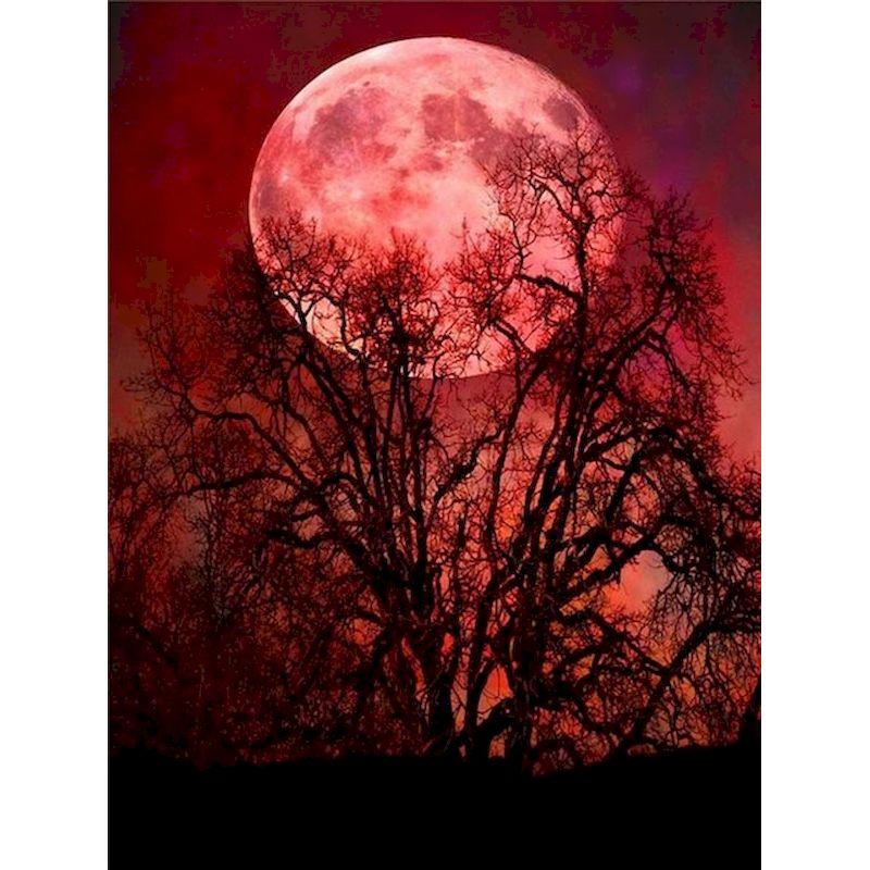 Алмазная мозаика Ночная Луна для вышивки крестом 5d алмазная живопись Пейзаж Картина Стразами Домашний Декор