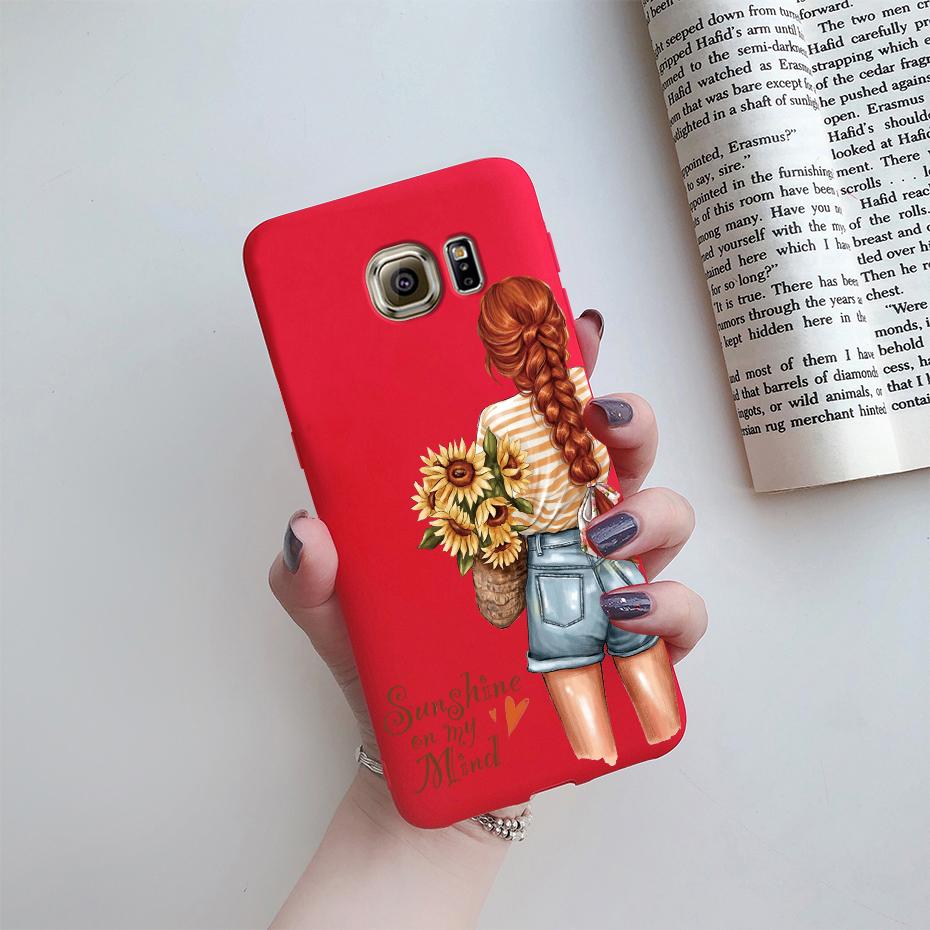 For Samsung Galaxy S7 egde case Cover for Samsung Galaxy S6 edge Case for Samsung S7 S6 G920F SM-G925F Cover Cute Silicon Fundas