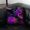 pop Street fashion graffiti art patterns Cushion Cover Pillow Case Antidustmite Invisible zipper silky plush cushion