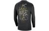 Men's Nike T-Shirts Men's Black Crew Neck Moderate Straight Fit