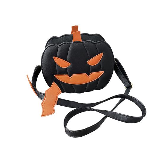 Сумка-кроссбоди в виде тыквы, кошелек в виде тыквы на Хэллоуин, наплечная сумка с регулируемым плечевым ремнем для вечеринки, улицы, повседневной носки