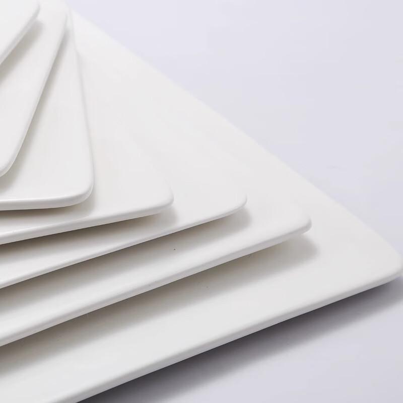 Tianyajing 14-inch Round Pure White Ceramic Flat Plate