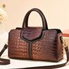 New Fashion Crocodile Pattern Handbag Large Capacity Casual One Shoulder Crossbody Bag for Women